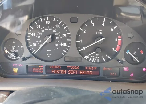 1996 BMW 740 Il z USA, uszkodzony, nr VIN WBAGJ8320TDL38922